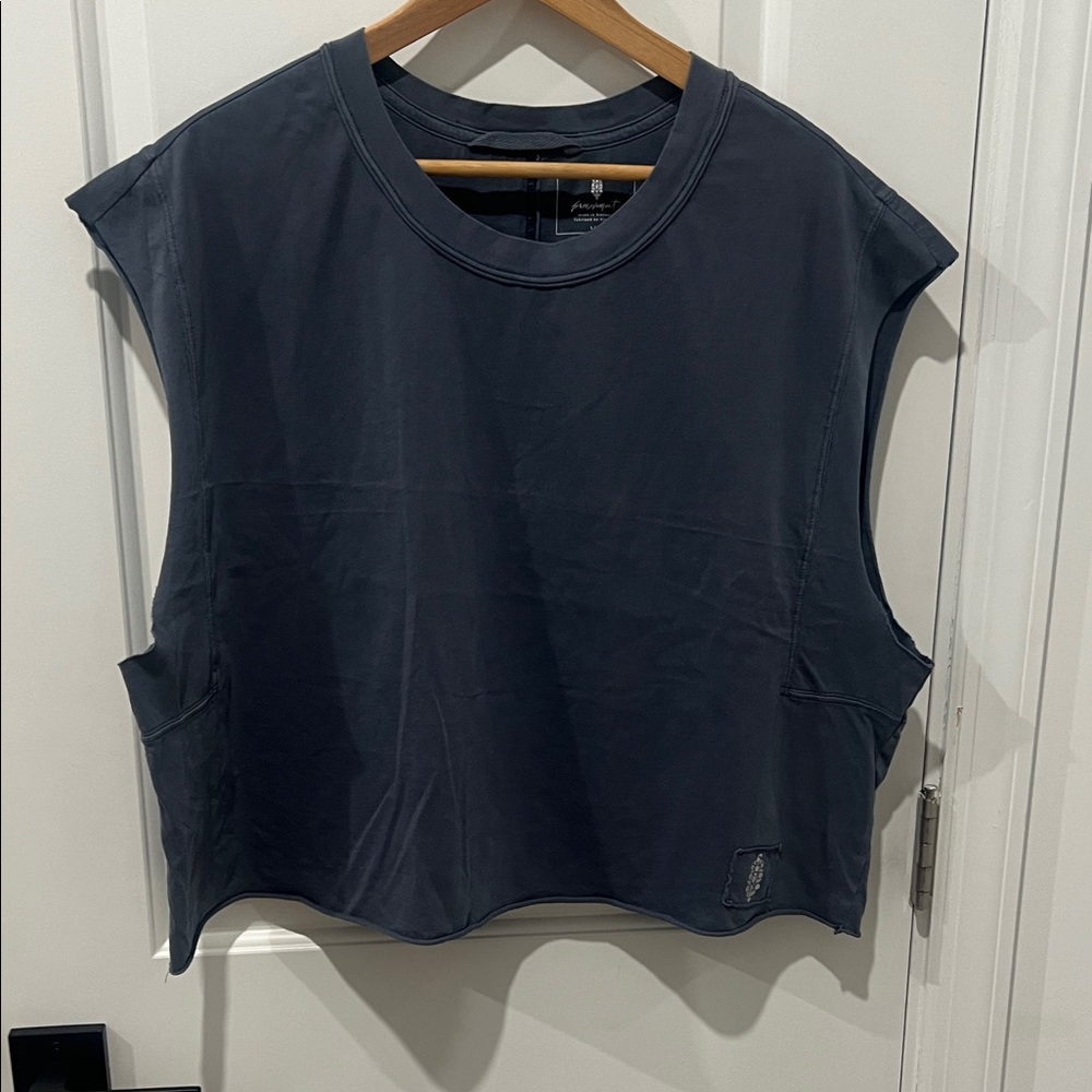 FP Movement by Free People Dark Gray Muscle Tee